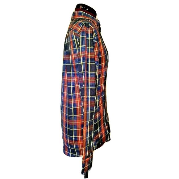 GOODTHREADS Mens Shirt Size XS Multicolor Button Down Double Face Plaid … - Picture 3 of 7
